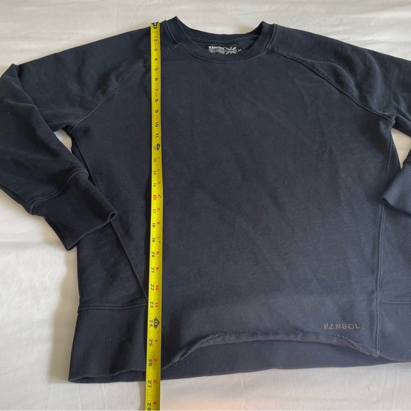 Kangol 100% Cotton Classic Black Crewneck Sweatshirt Unisex - Picture 14 of 14
